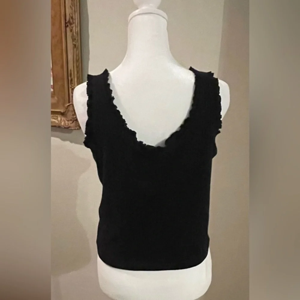 NWT Women’s Medium Tank Top Black Shirt. - Picture 4 of 6